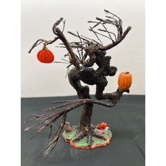 Lemax 2009 Spooky Town Witch Tree With Pumpkins Halloween Decor - Picture 4 of 9